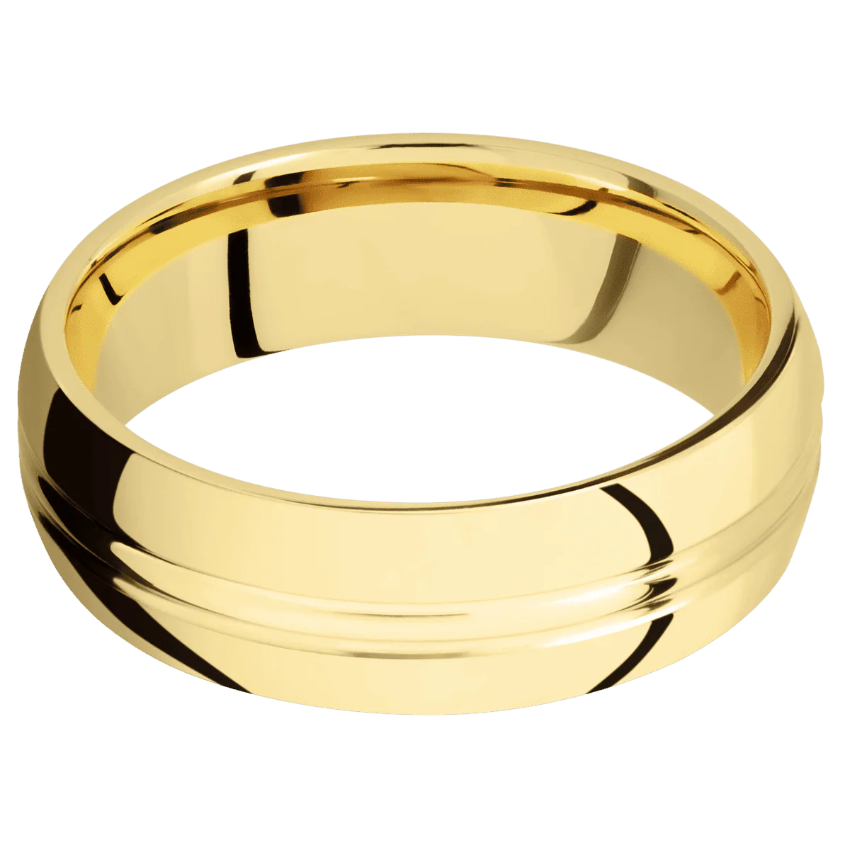 18K Yellow Gold + Polish , Polish Finish - Image 3
