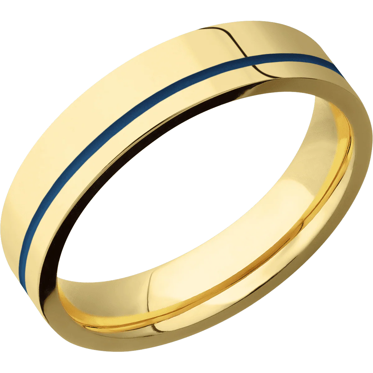 18K Yellow Gold + Polish , Polish Finish - Image 2
