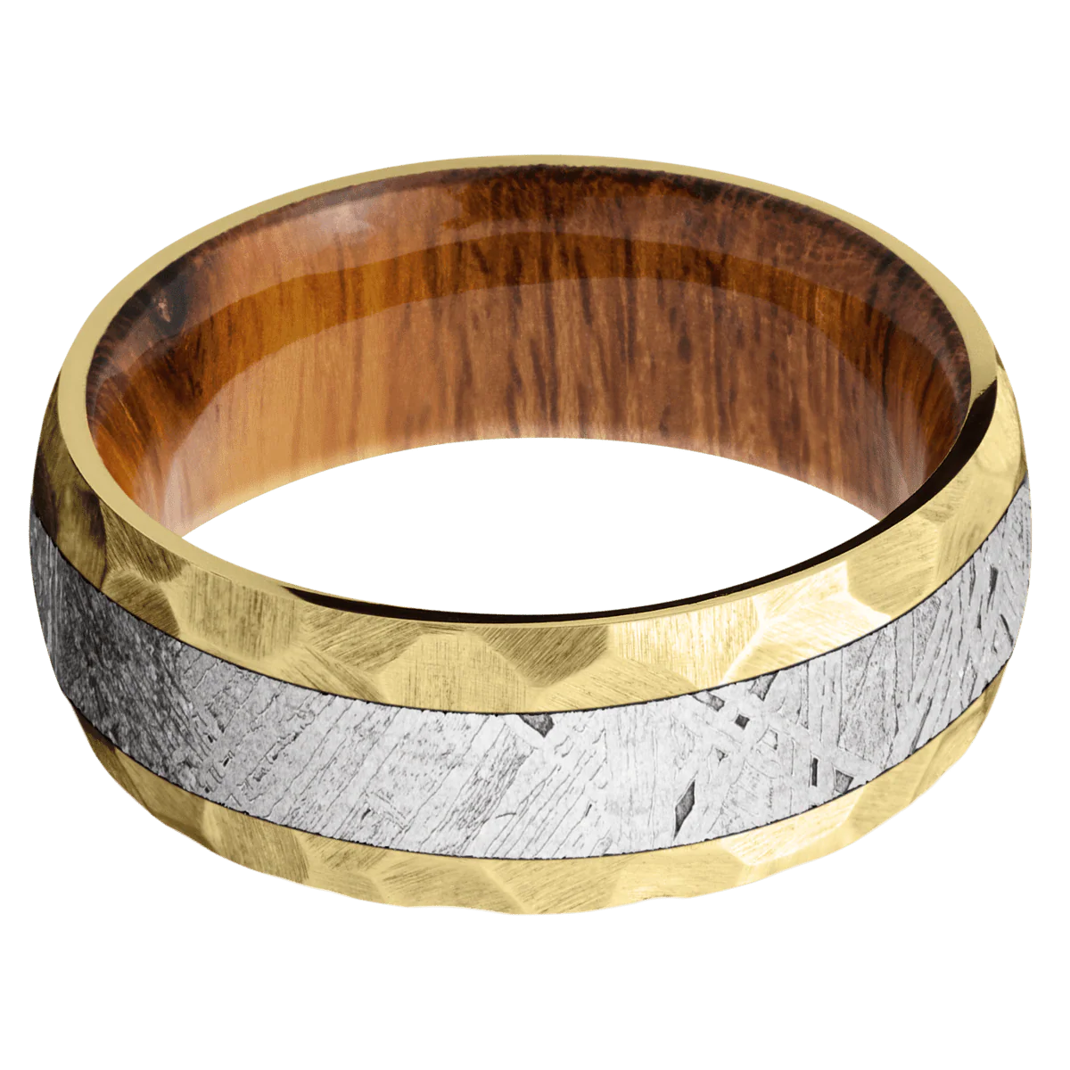 18K Yellow Gold + Rock Finish + Desert Iron Wood - Image 3