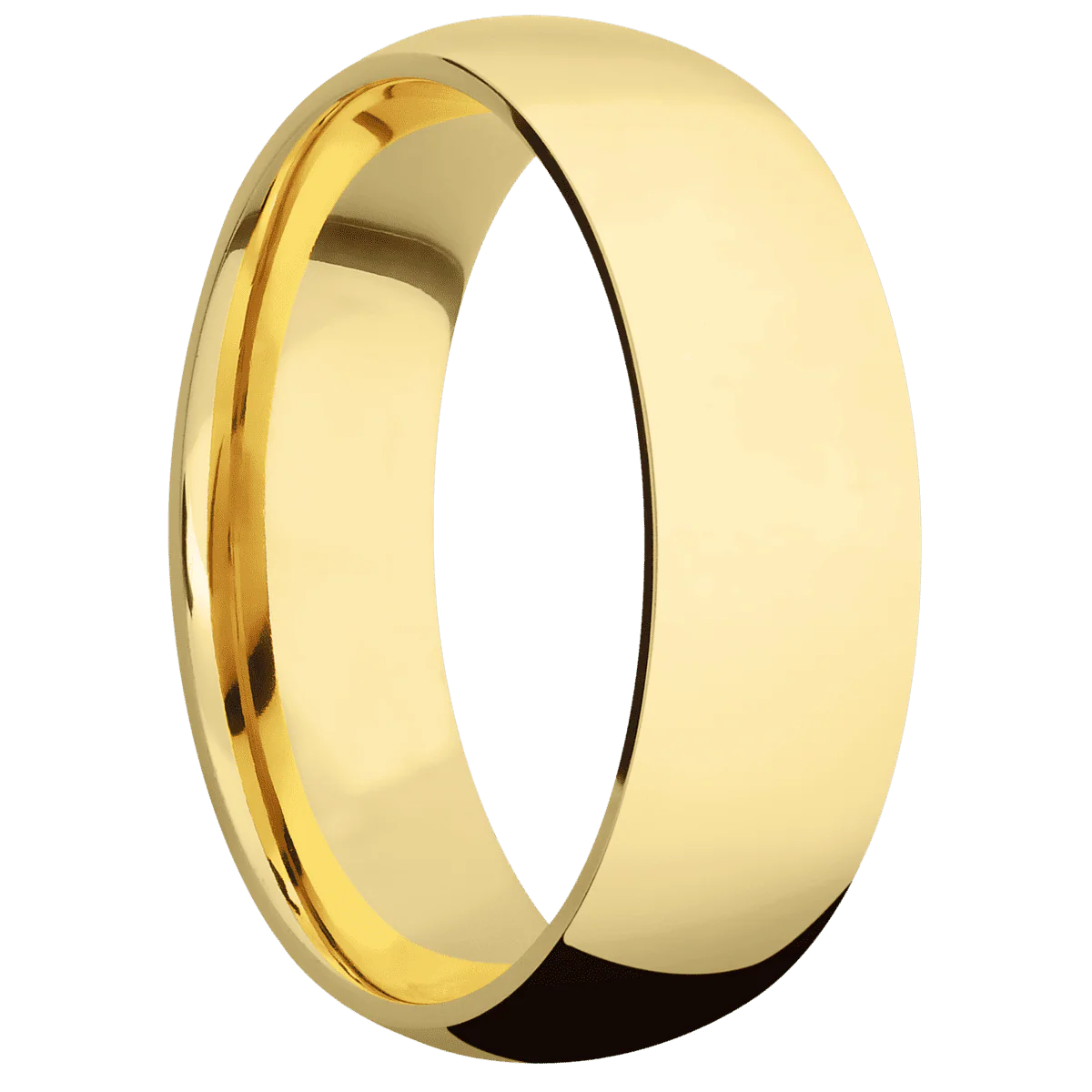 22K Yellow Gold + Polish Finish