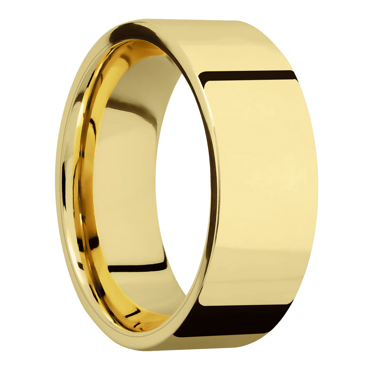 22K Yellow Gold + Polish Finish + 18K Yellow Gold