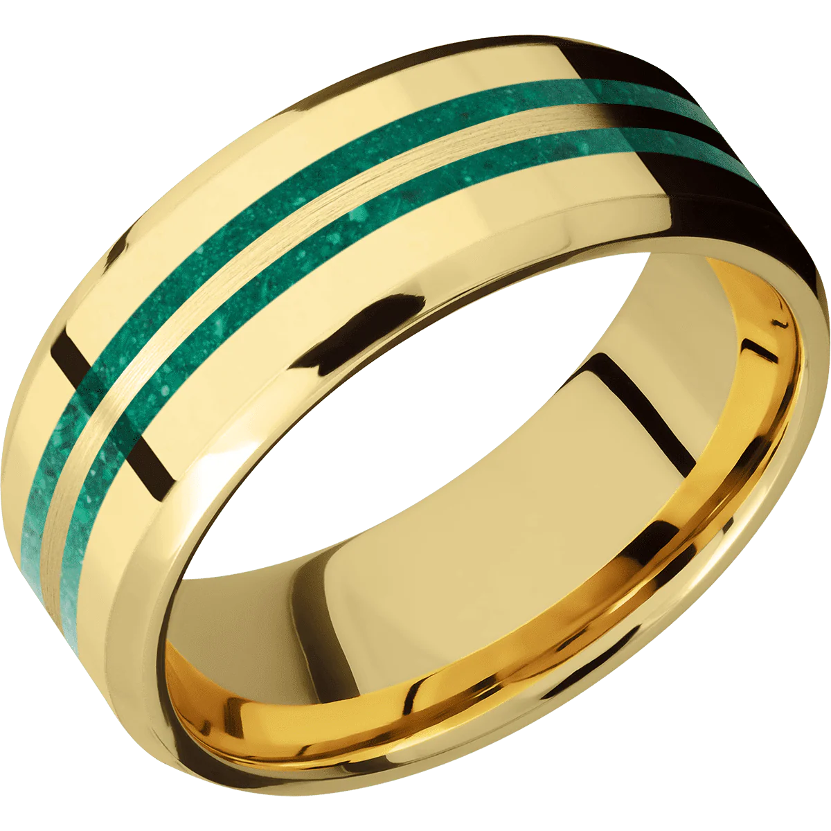 22K Yellow Gold + Polish , Polish Finish - Image 2