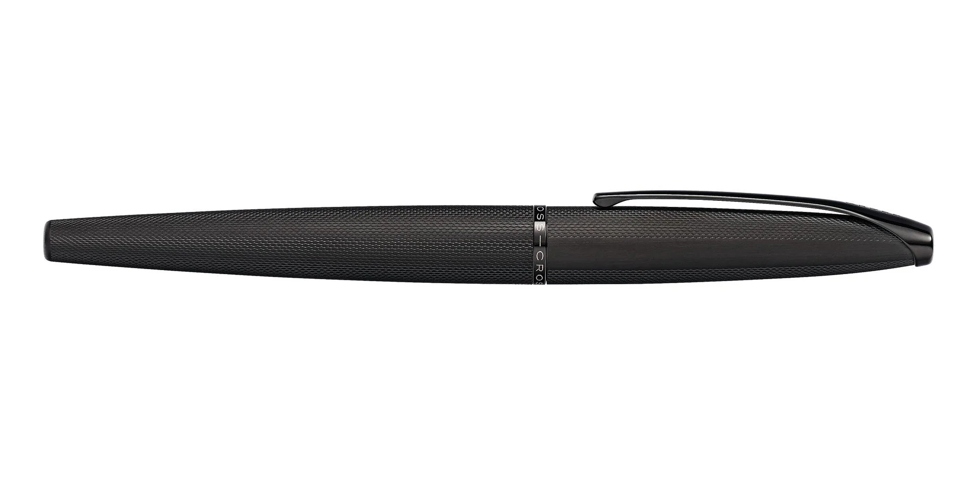ATX® Brushed Black Stainless Steel Medium Nib Fountain Pen - Image 5