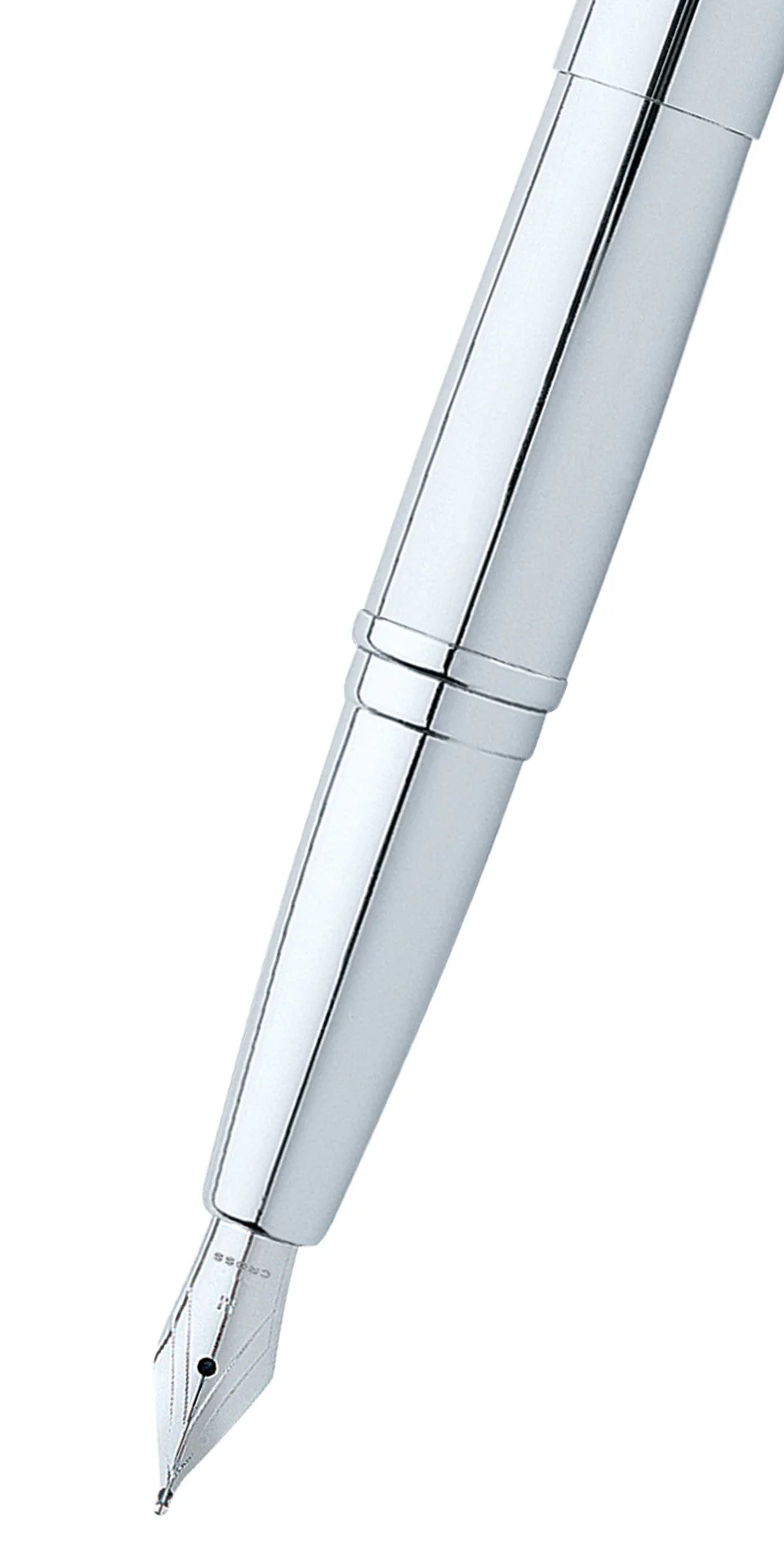 ATX® Pure Chrome Stainless Steel Extra Fine Nib Fountain Pen - Image 2