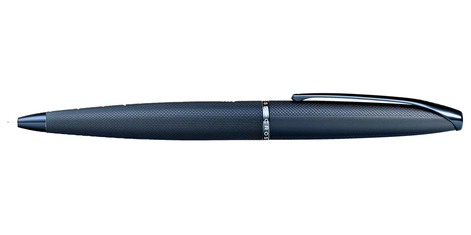ATX® Sandblasted Dark Blue Ballpoint Pen - Image 4