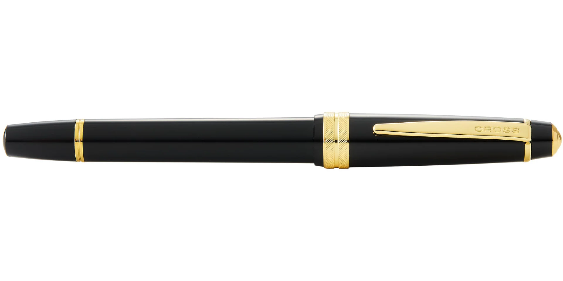 Bailey Light™ Polished Black Resin and Gold Tone Medium Nib Fountain Pen - Image 5