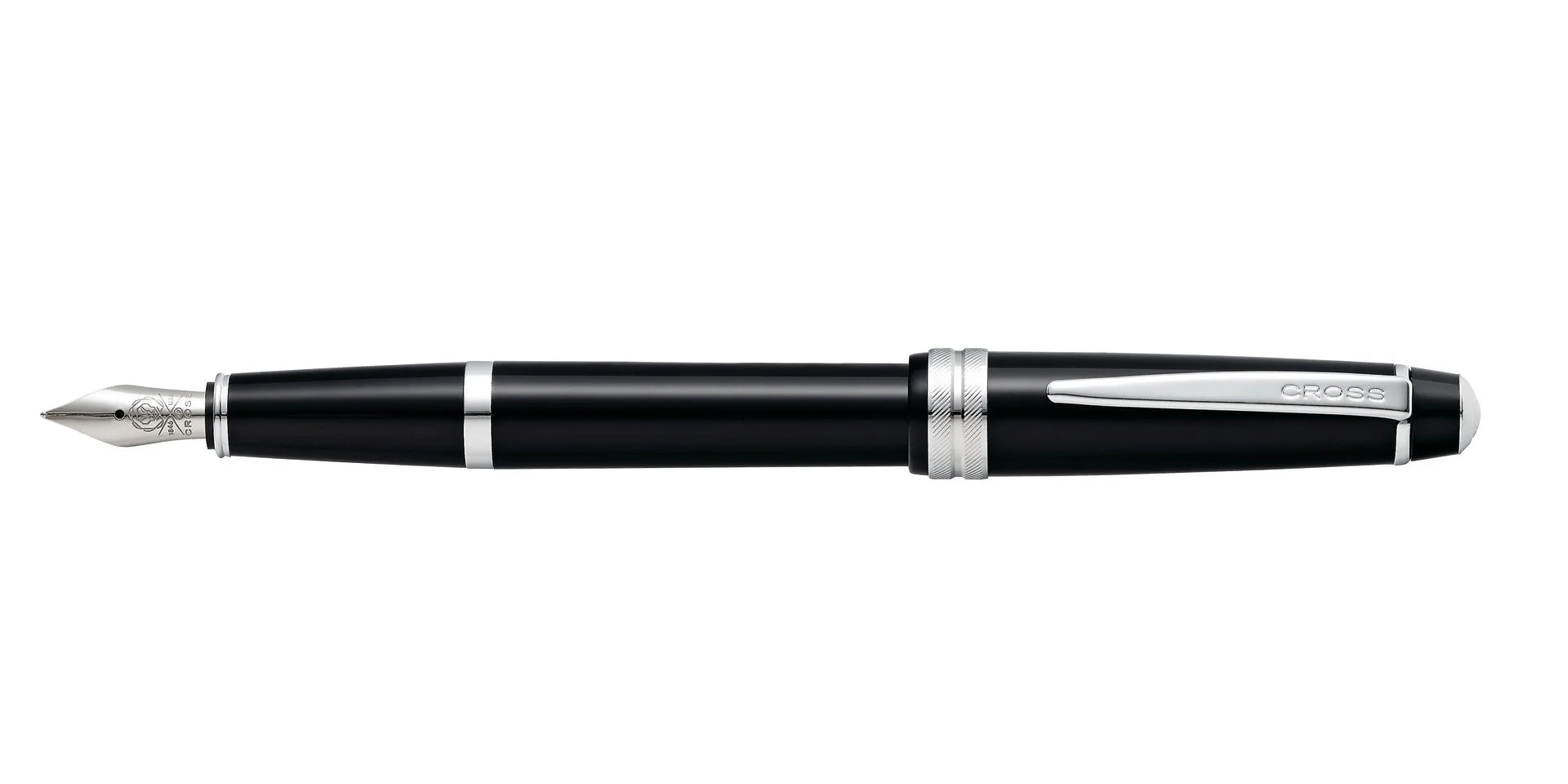 Bailey Light™ Polished Black Resin Extra-Fine Nib Fountain Pen - Image 3