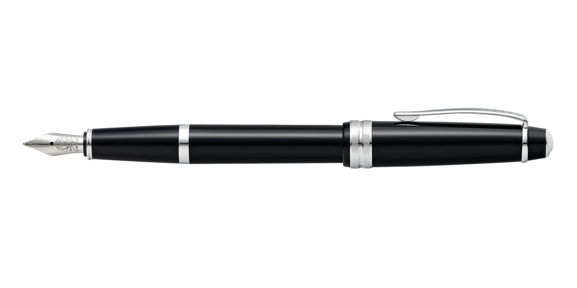 Bailey Light™ Polished Black Resin Medium Nib Fountain Pen - Image 4