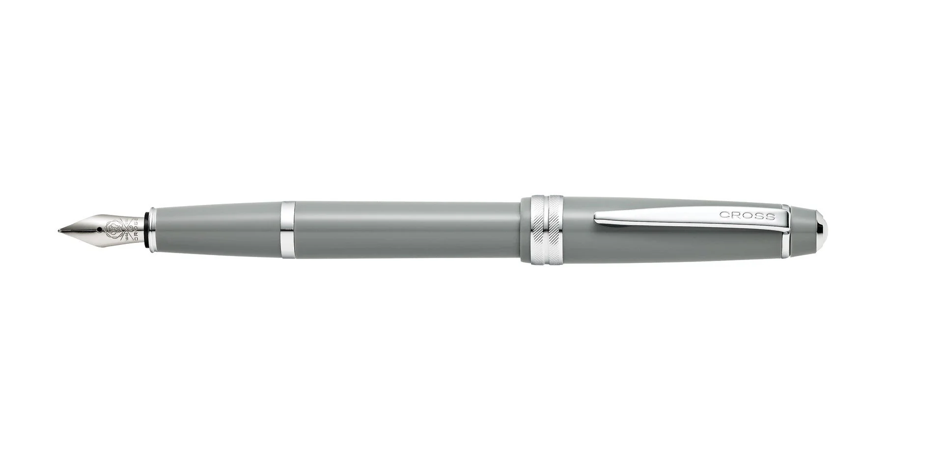 Bailey Light™ Polished Gray Resin Extra-Fine Nib Fountain Pen - Image 3