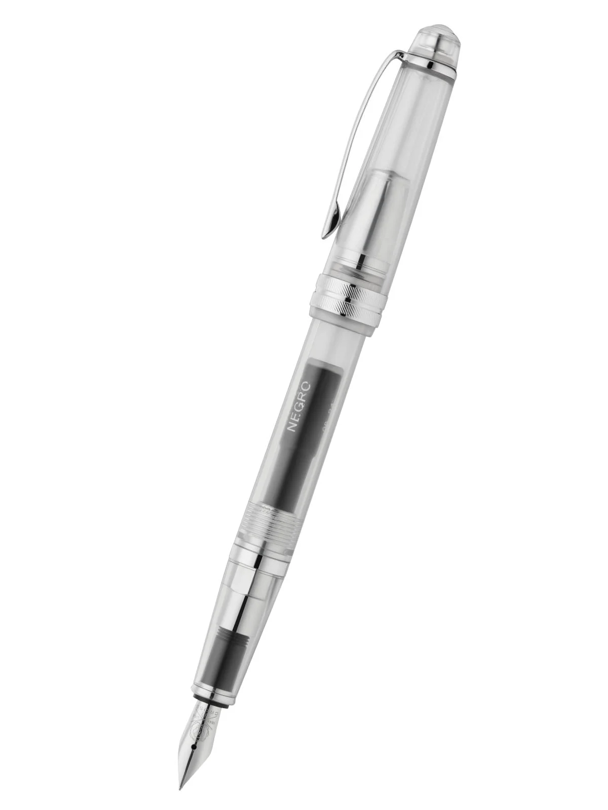 Bailey Light™ Translucent Clear Resin Extra-Fine Nib Fountain Pen - Image 2