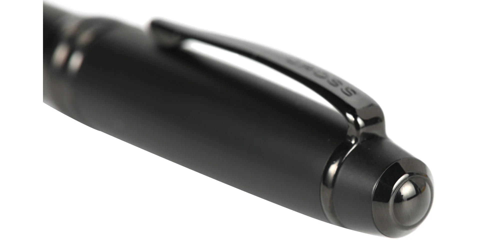 Bailey™ Matte Black Lacquer Rollerball Pen - Image 3