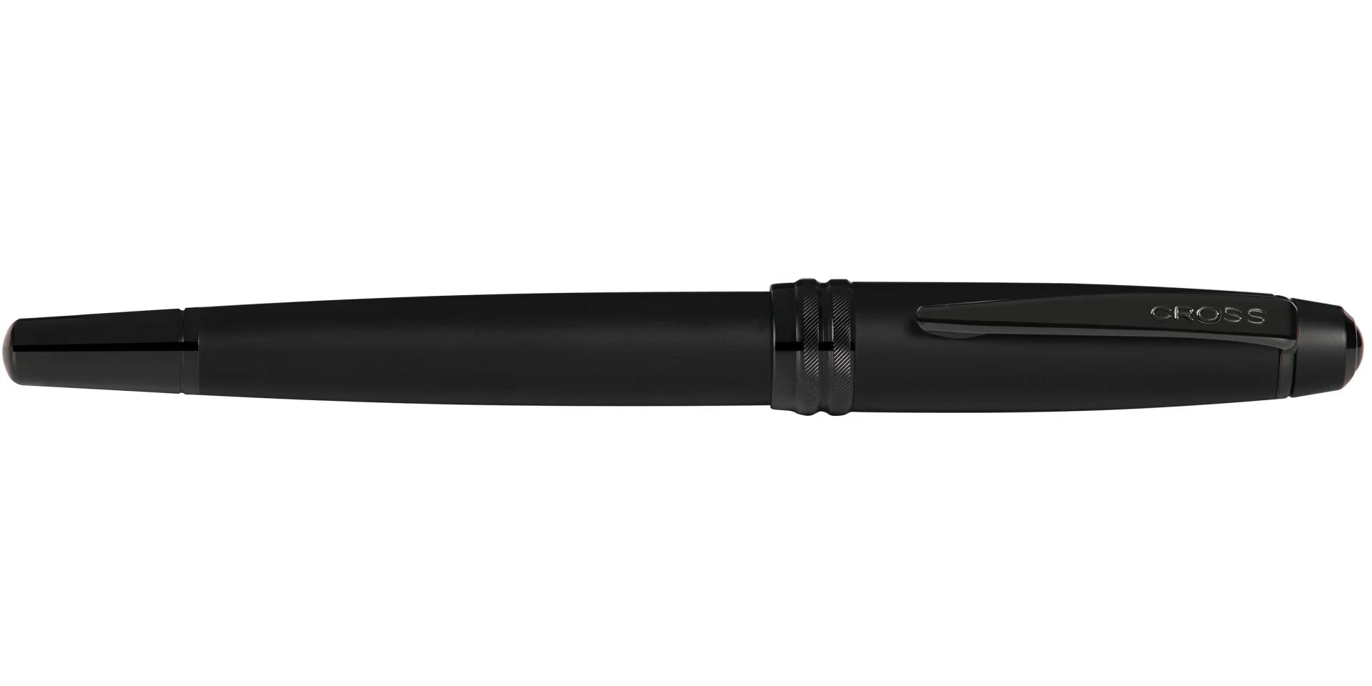 Bailey™ Matte Black Lacquer Stainless Steel Medium Nib Fountain Pen - Image 7