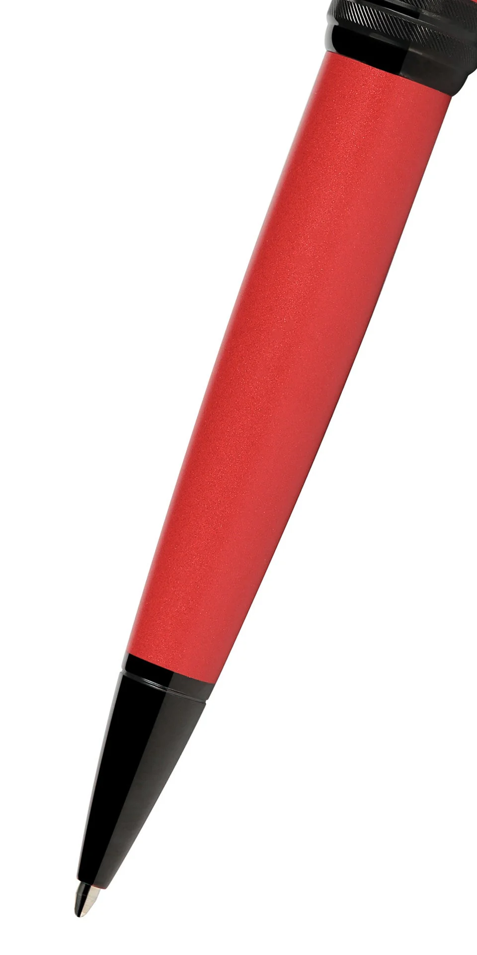 Bailey™ Matte Red Lacquer Ballpoint Pen - Image 2
