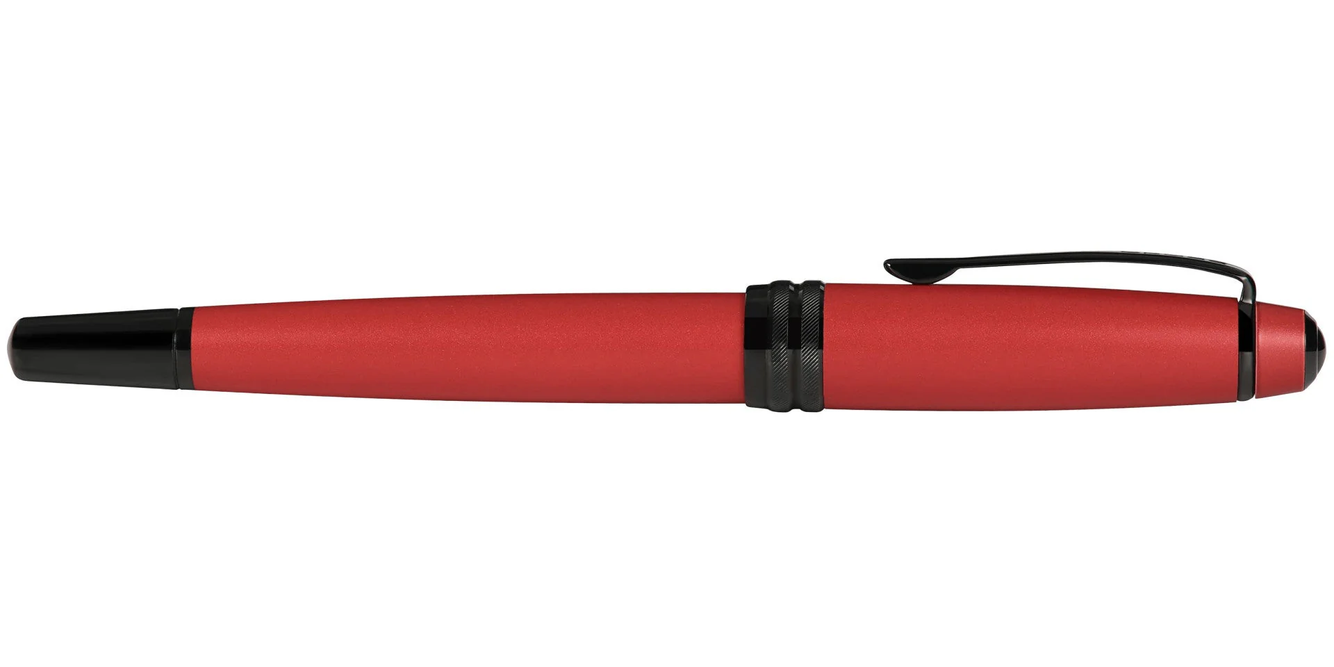 Bailey™ Matte Red Lacquer Stainless Steel Fine Nib Fountain Pen - Image 6