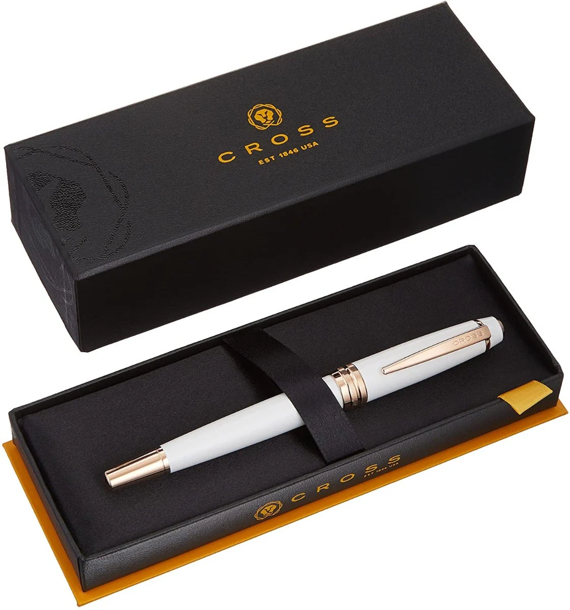Bailey™ Pearlescent White Lacquer Fine Nib Fountain Pen - Image 3