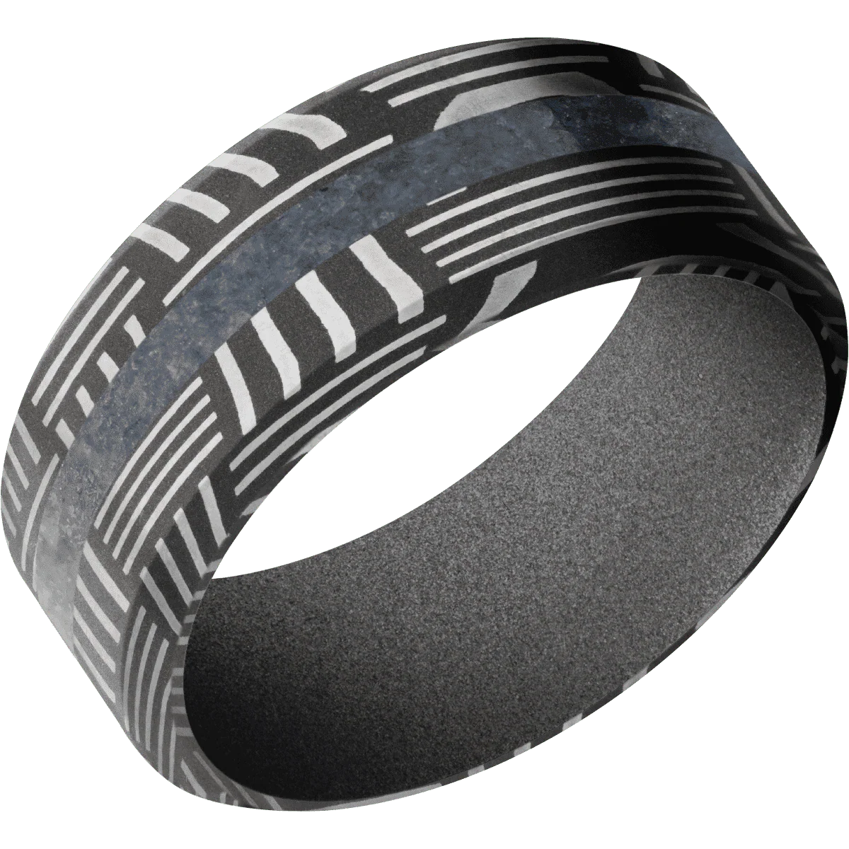 Basketweave + Acid Finish + Gun Metal Grey - Image 2
