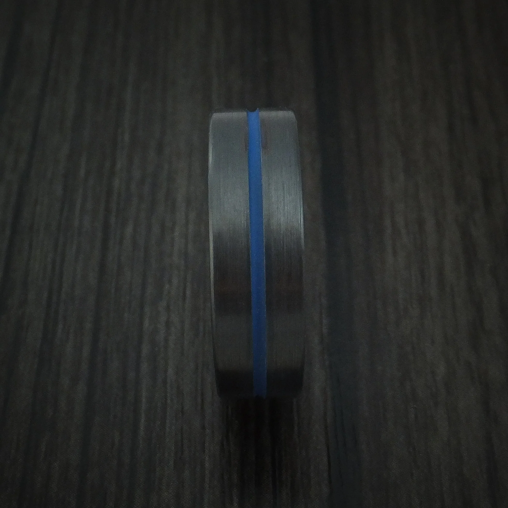 Black Titanium and Cerakote Men's Ring Custom Made Band - Image 3