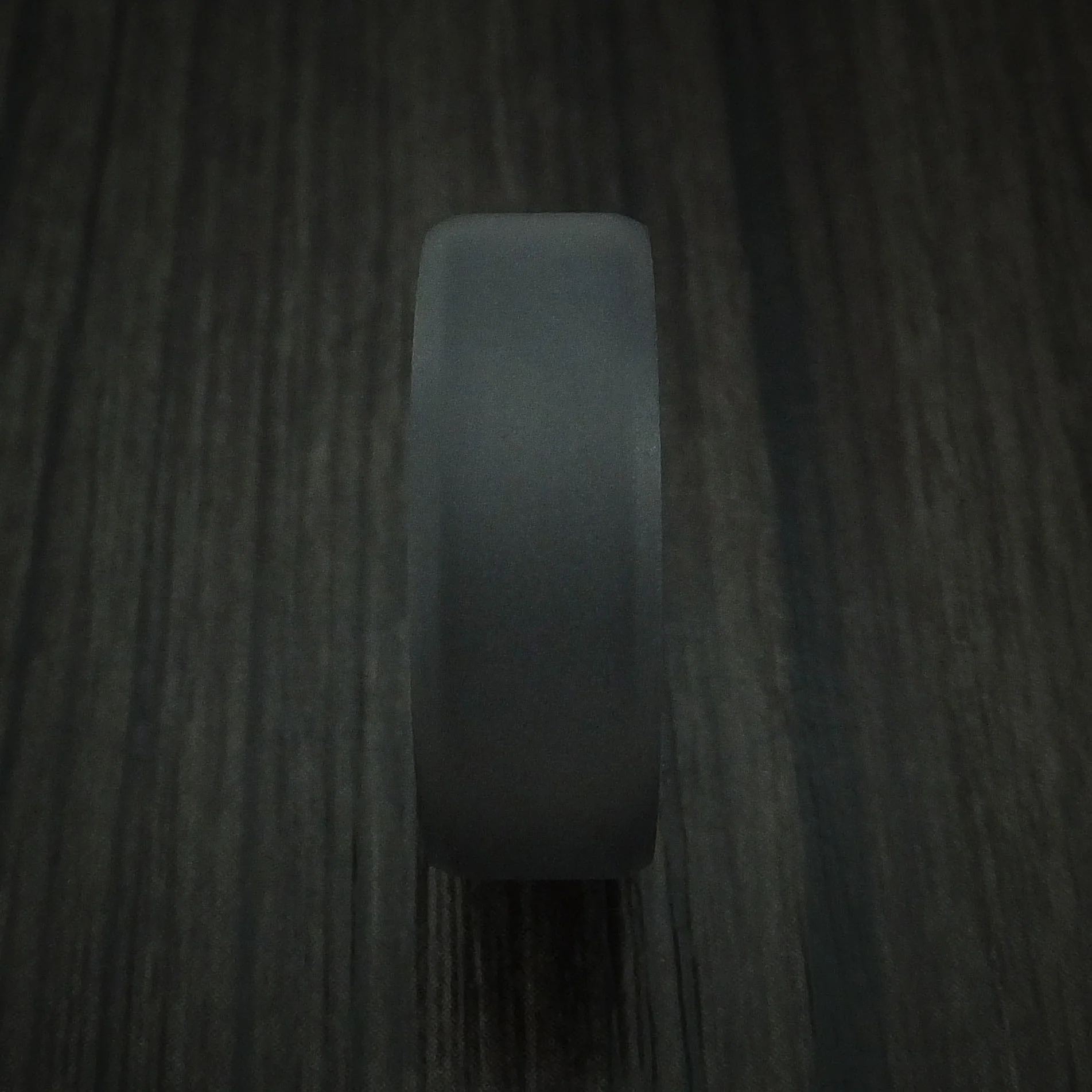 Black Zirconium and Hardwood Sleeve Men's Ring Custom Made - Image 3
