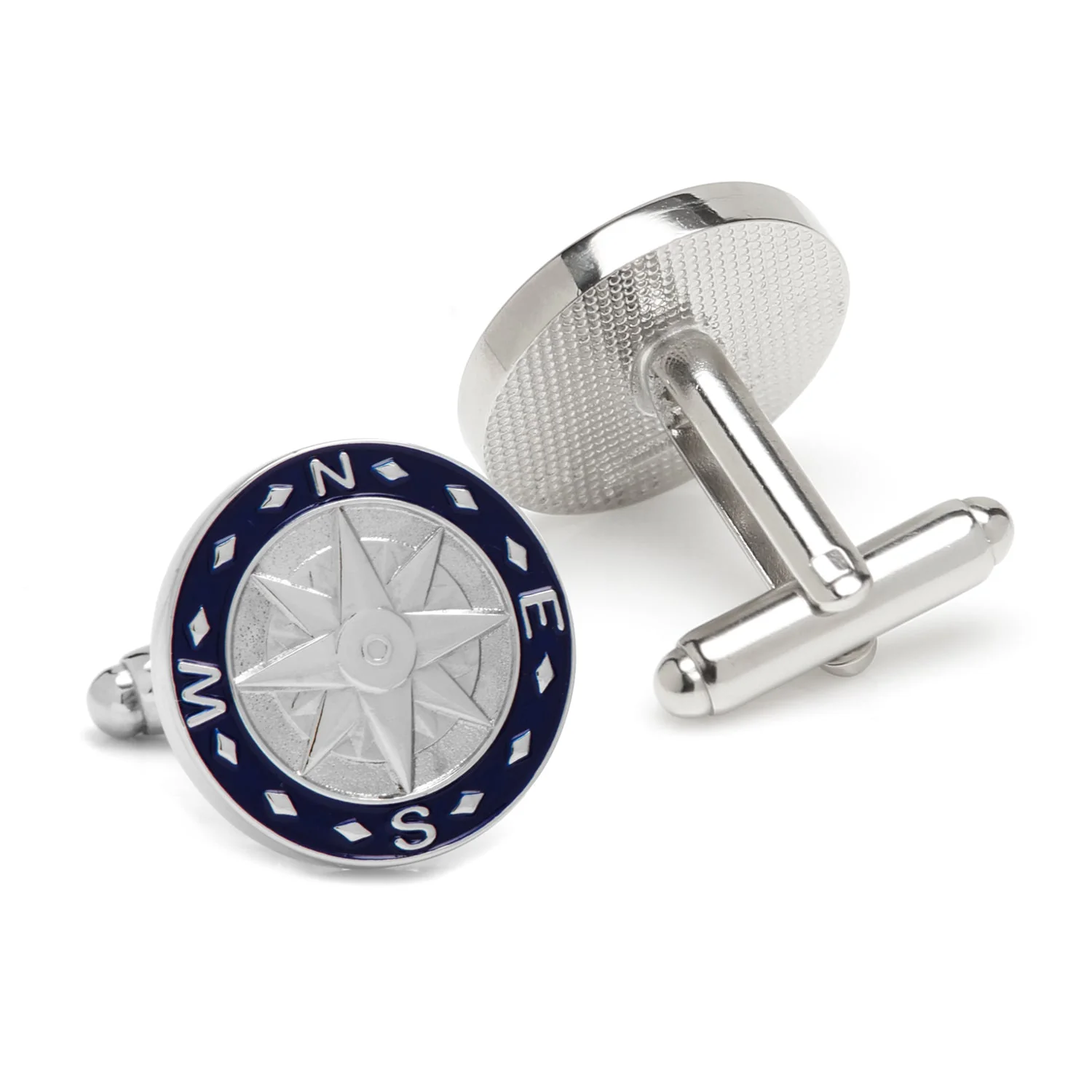 Blue Compass Cufflinks - Image 2