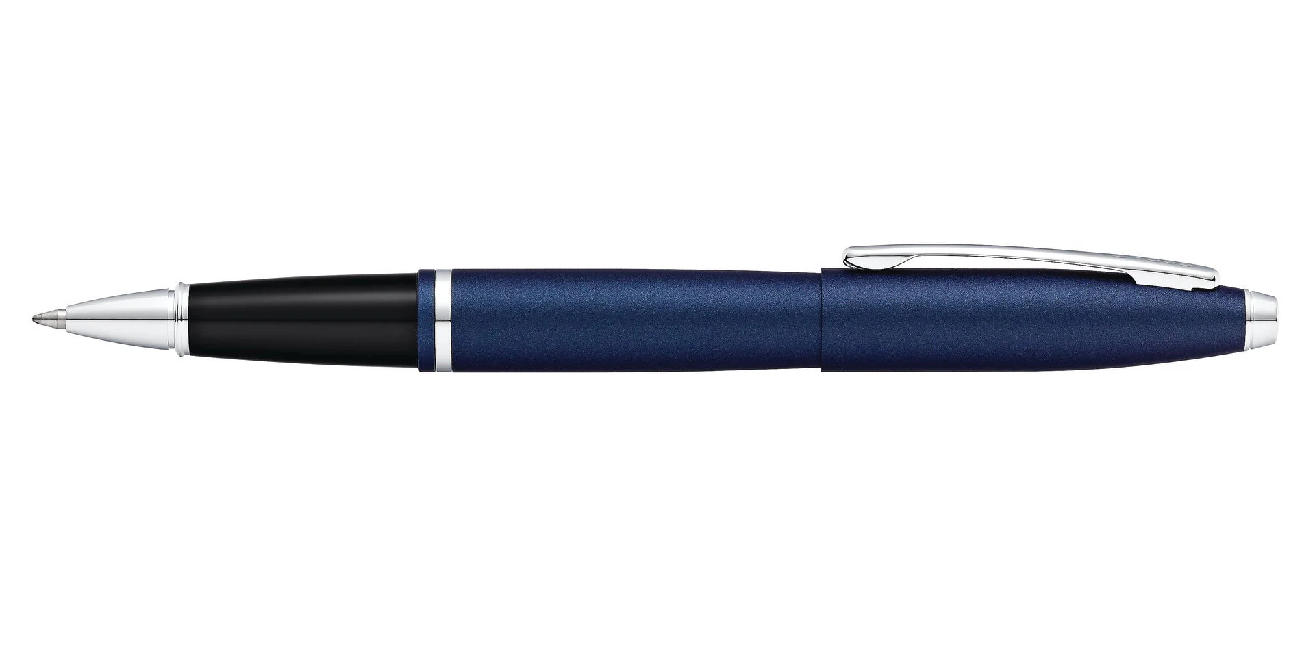 Calais™ Matte Metallic Midnight Blue Rollerball Pen - Image 4
