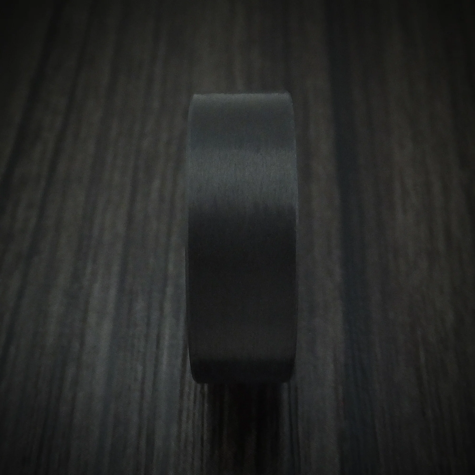 Carbon Fiber and Green Glow Sleeve Men's Ring Custom Made - Image 3