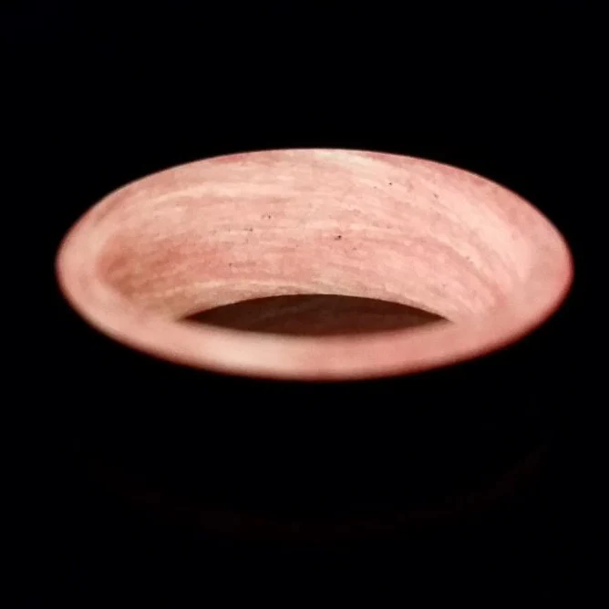 Carbon Fiber Men's Ring with Red Glow Sleeve - Image 5