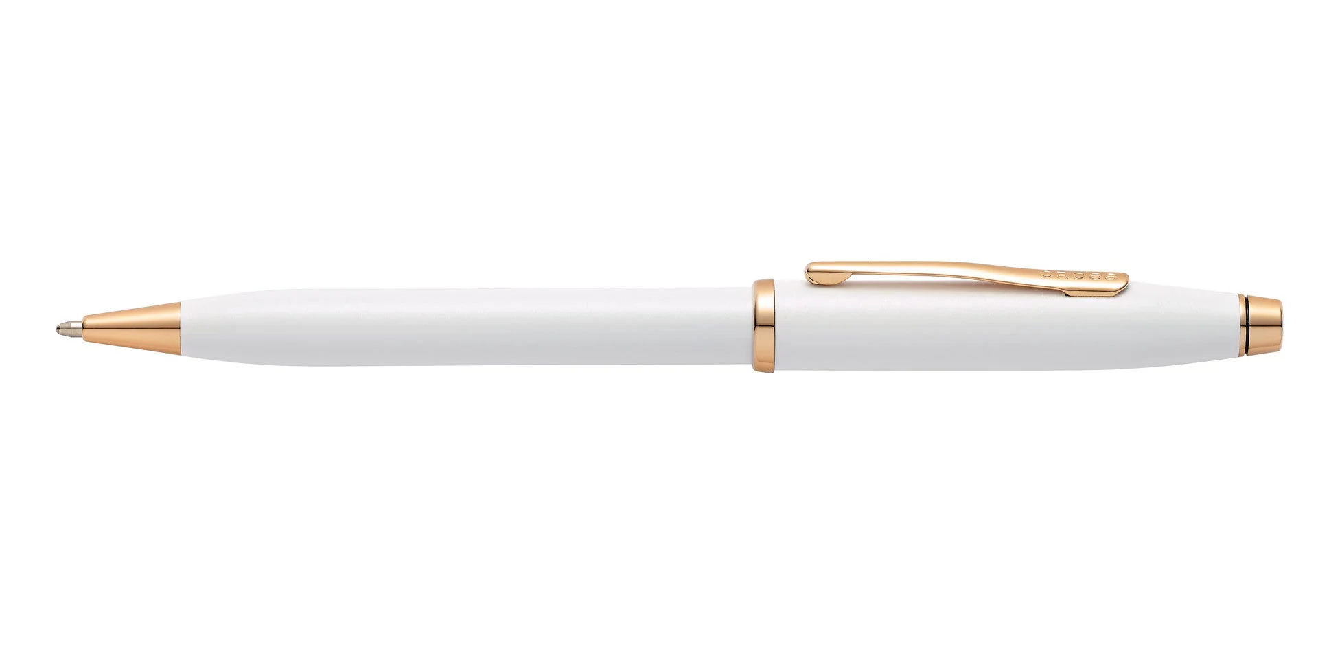 Century® II Pearlescent White Lacquer Ballpoint Pen - Image 4