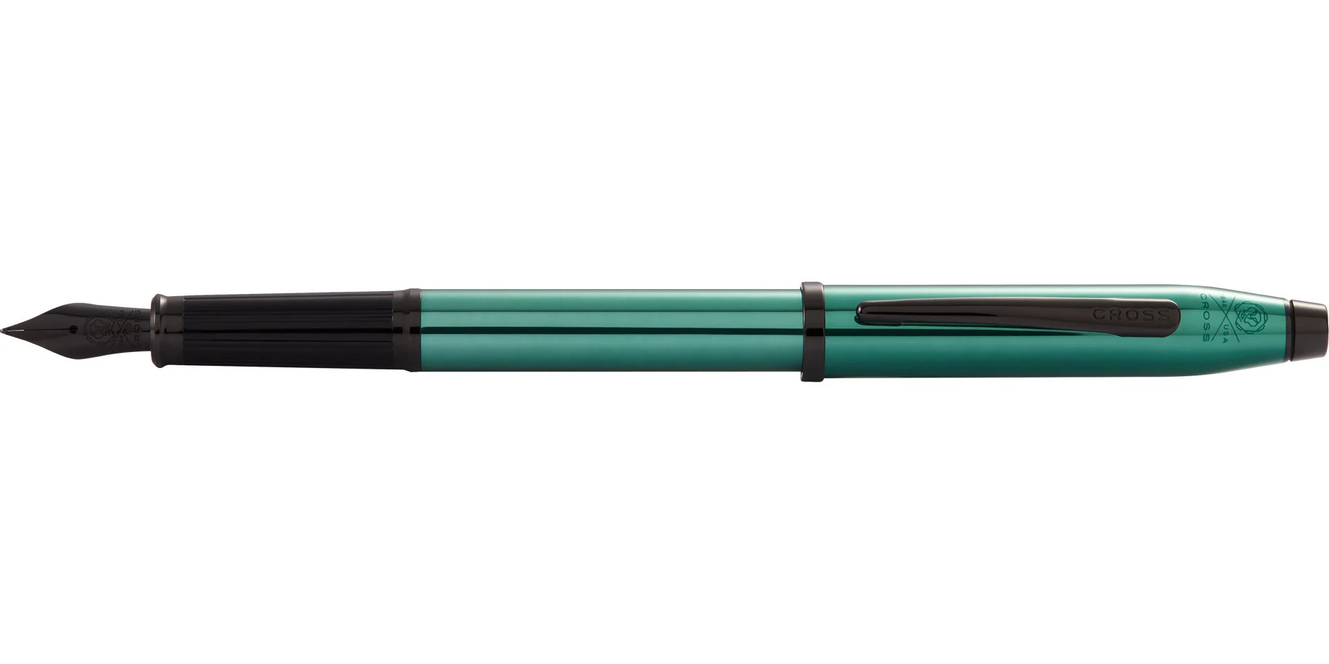 Century® II Translucent Green Lacquer Fine Nib Fountain Pen - Image 3