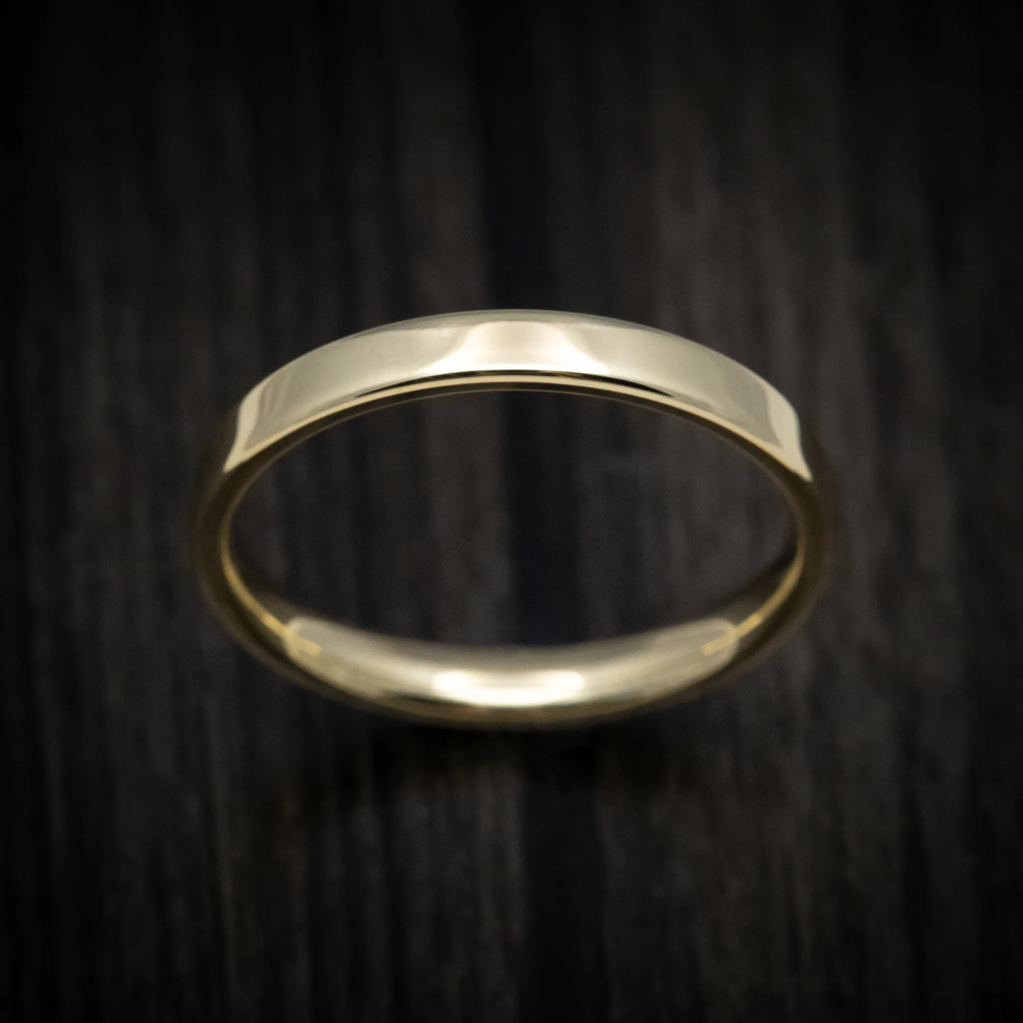 Classic Gold 3mm Wide Wedding Men's Band - Image 2