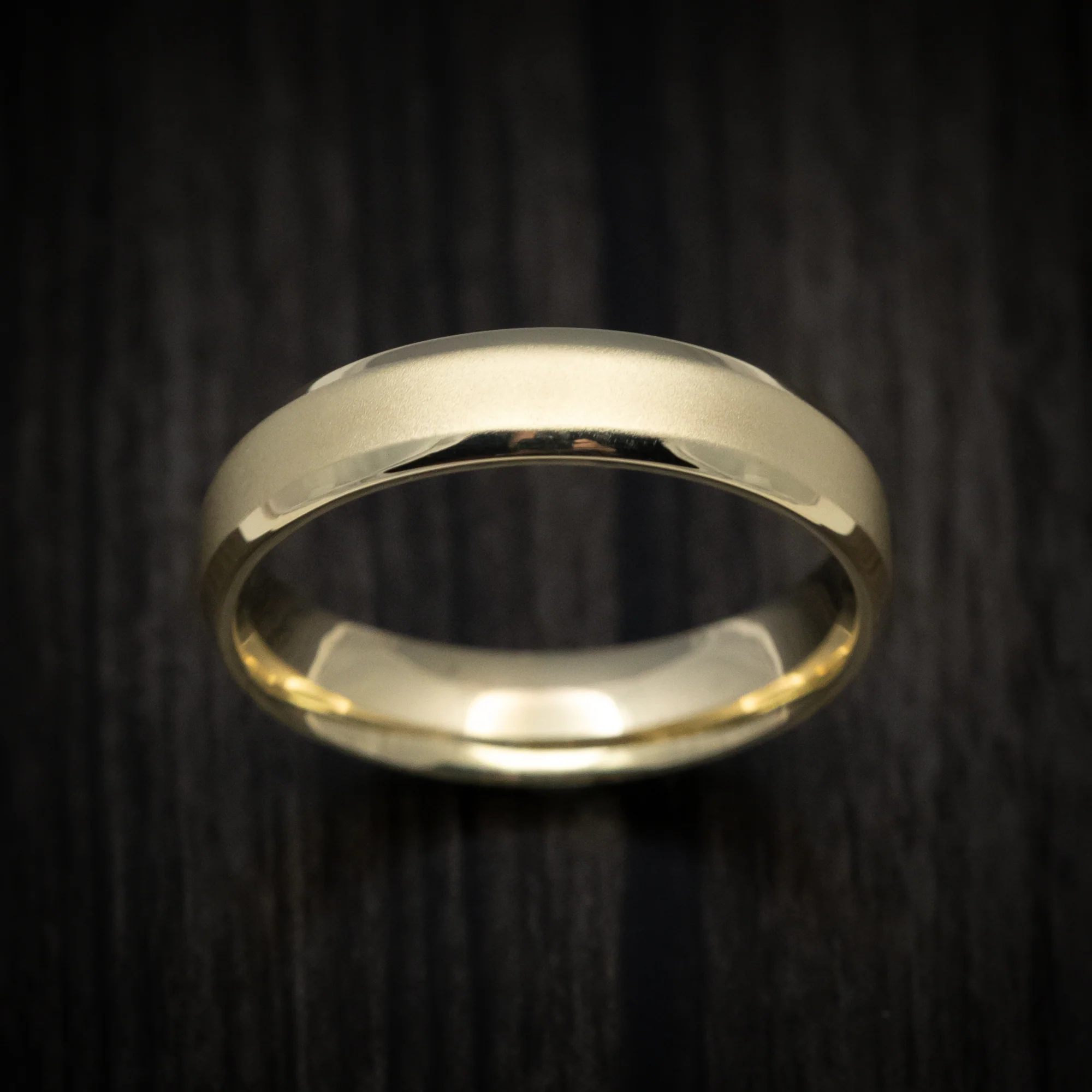 Classic Gold 5mm Wide Wedding Men's Band - Image 2
