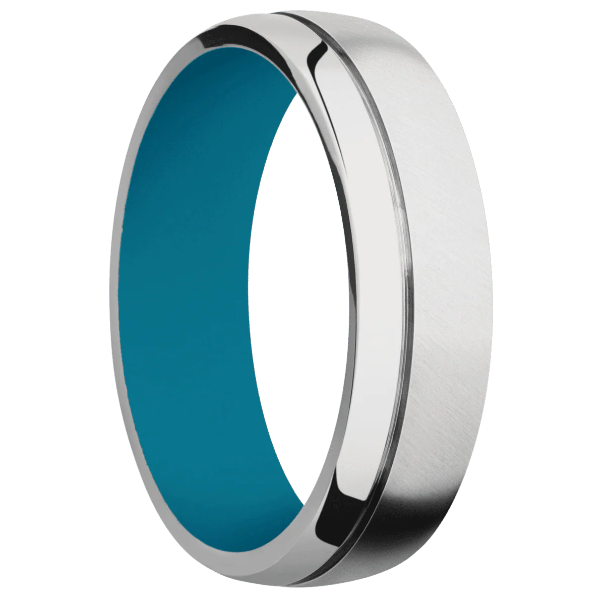 Cobalt Chrome + Anglesatin , Polish Finish + Sea Blue