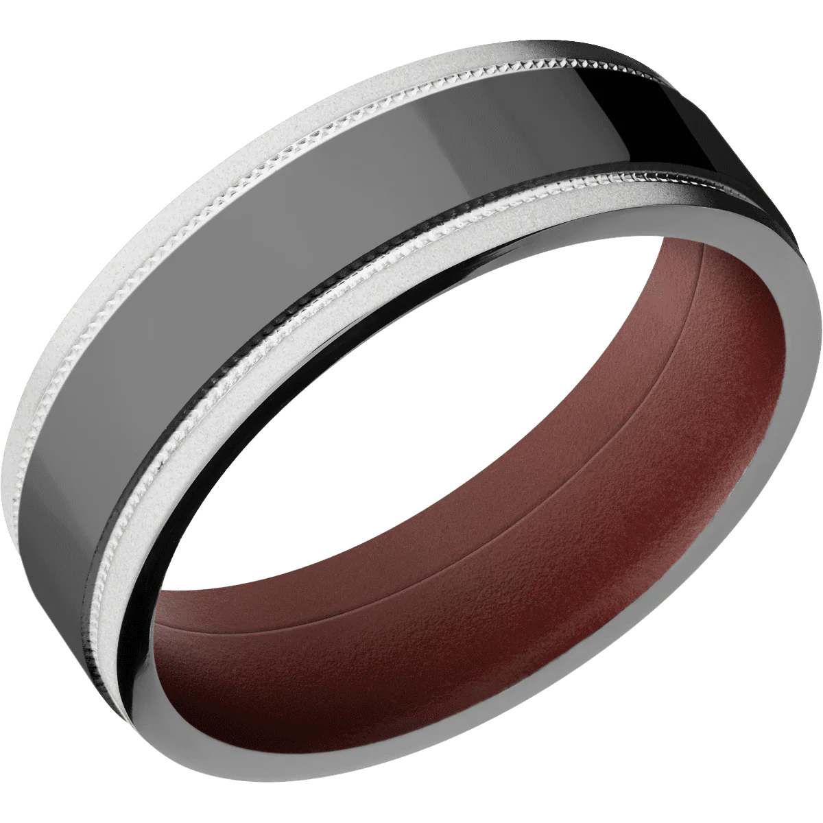 Cobalt Chrome + Polish , Bead Finish + Crimson - Image 2