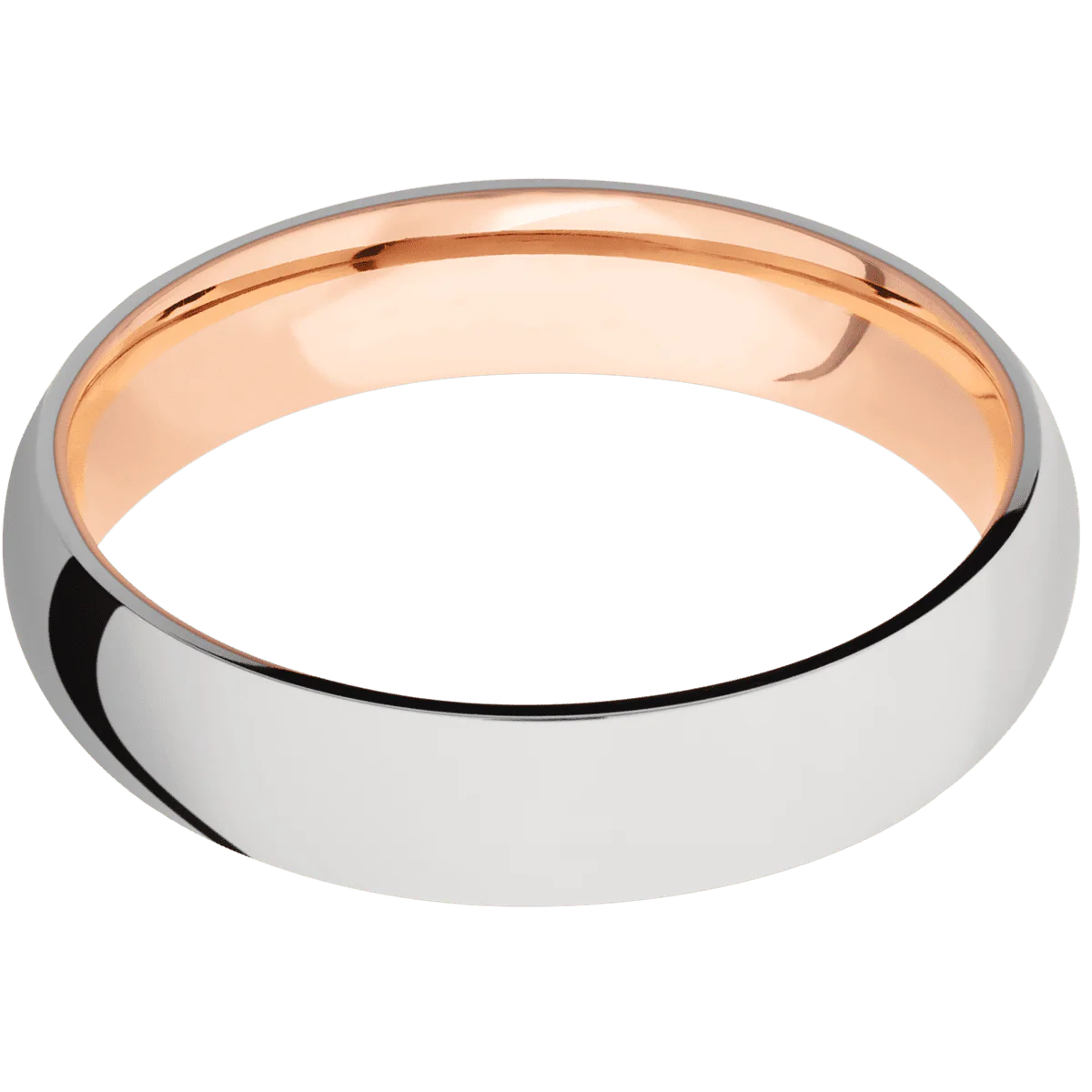 Cobalt Chrome + Polish Finish + 14K Rose Gold - Image 3