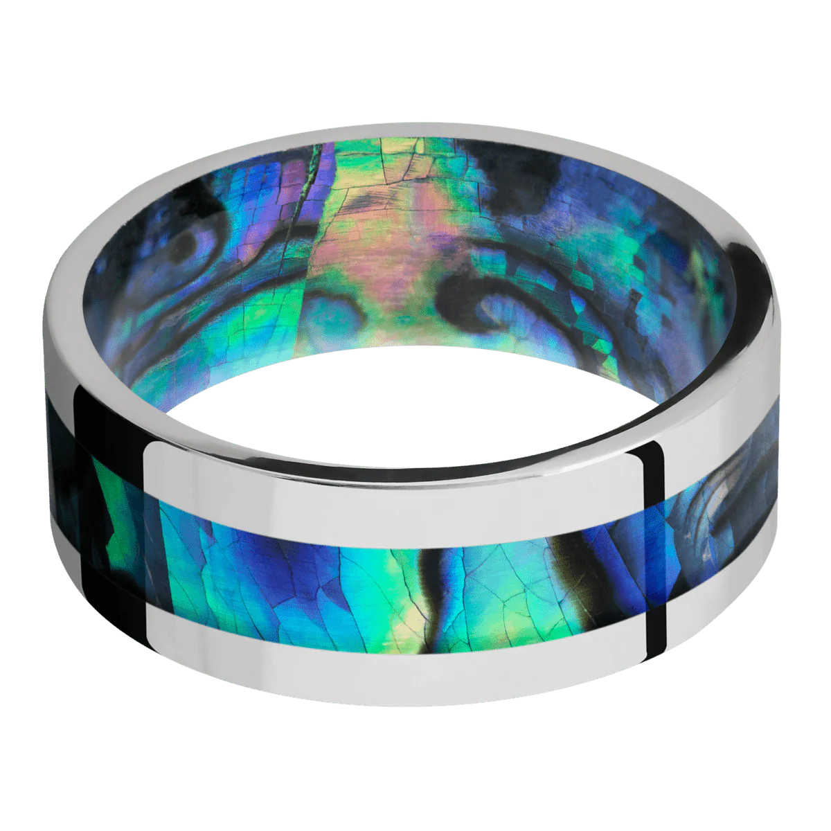 Cobalt Chrome + Polish Finish + Abalone - Image 3