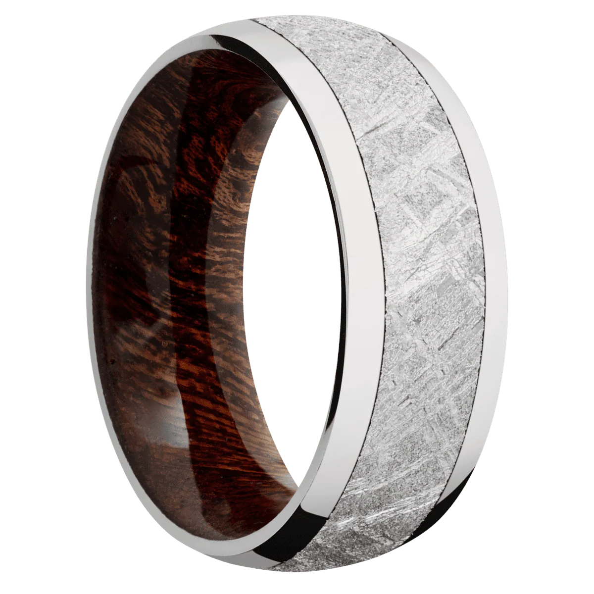 Cobalt Chrome + Polish Finish + Sapele