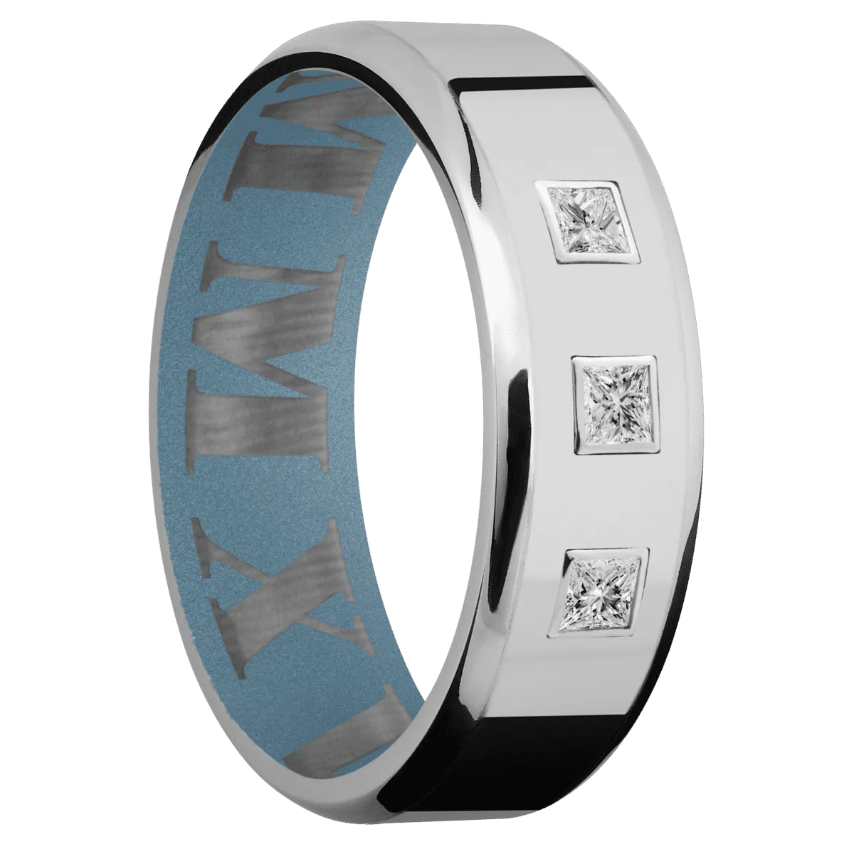Cobalt Chrome + Polish , Polish Finish + Polar Blue