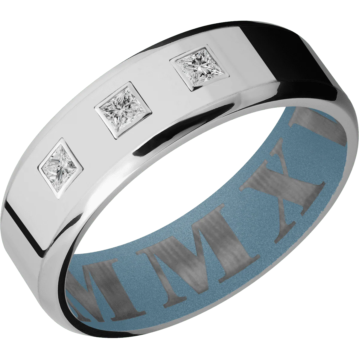 Cobalt Chrome + Polish , Polish Finish + Polar Blue - Image 2