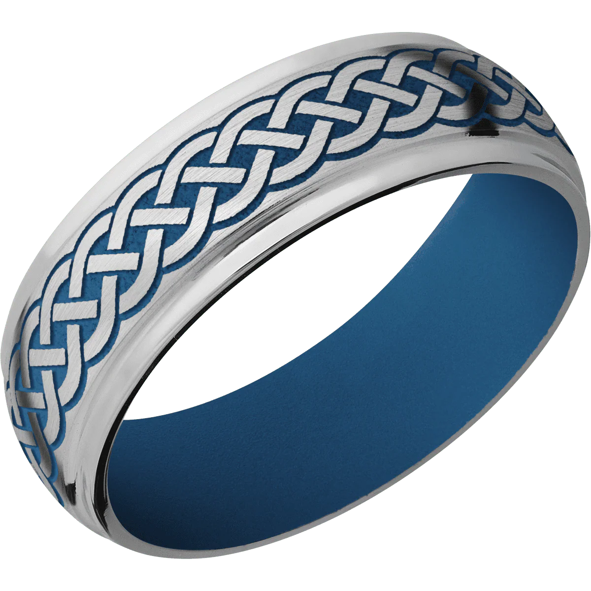 Cobalt Chrome + Satin , Polish Finish + Ridgeway Blue - Image 2