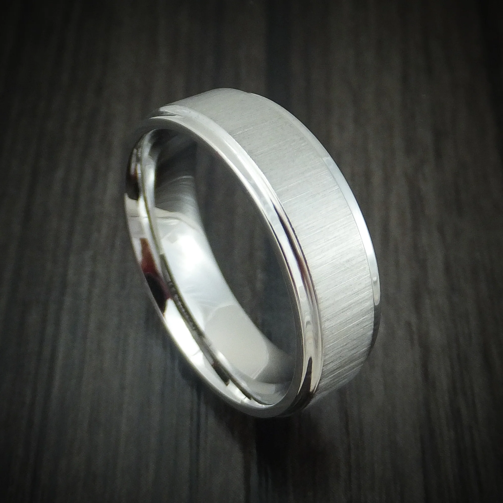 Cobalt Chrome Traditional Wedding Men's Ring Custom Made