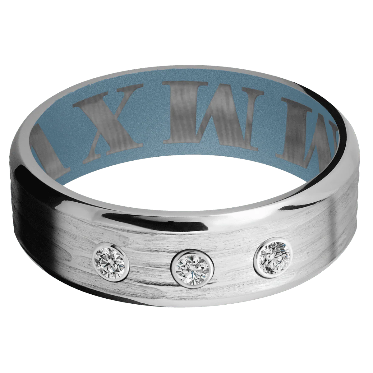 Cobalt Chrome + Treebarkh , Polish Finish + Polar Blue - Image 3