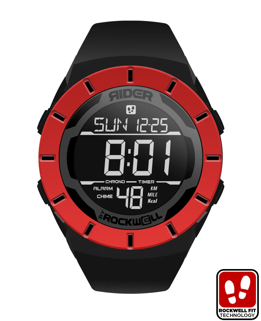 Coliseum Fit™ Halo Edition (Black/Red) Watch