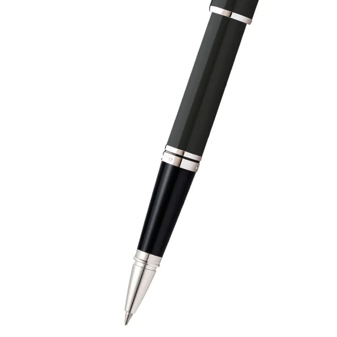 Coventry Black Lacquer Rollerball Pen - Image 2