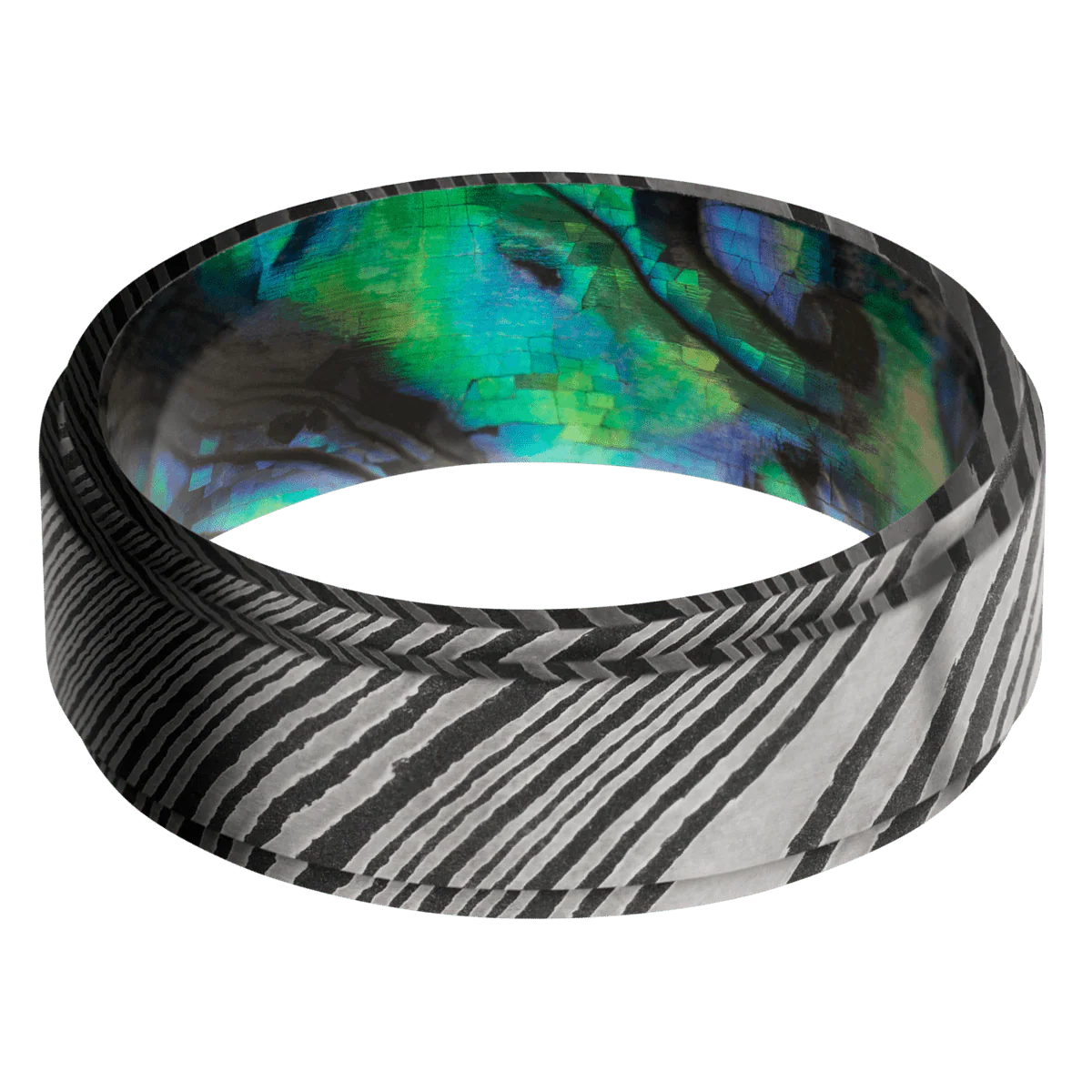 Damascus + Acid Finish + Abalone - Image 3