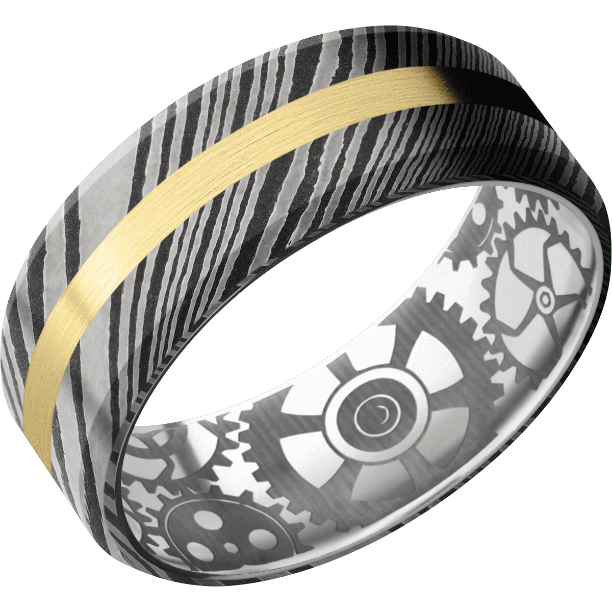 Damascus + Acid Finish + Cobalt Chrome - Image 2