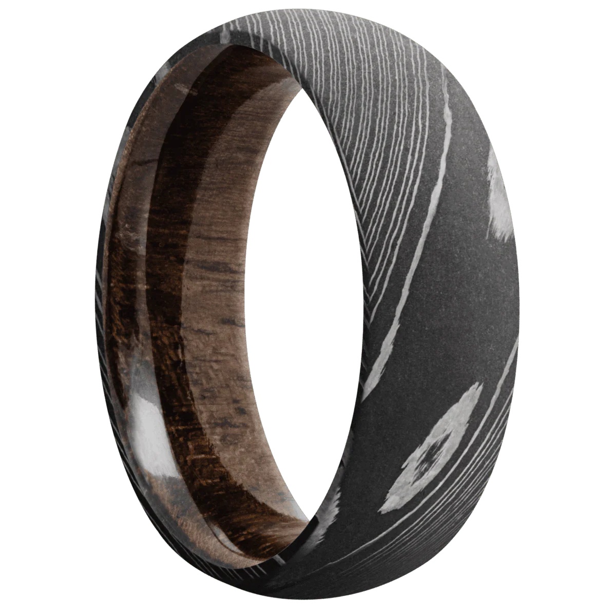 Damascus + Acid Finish + Walnut