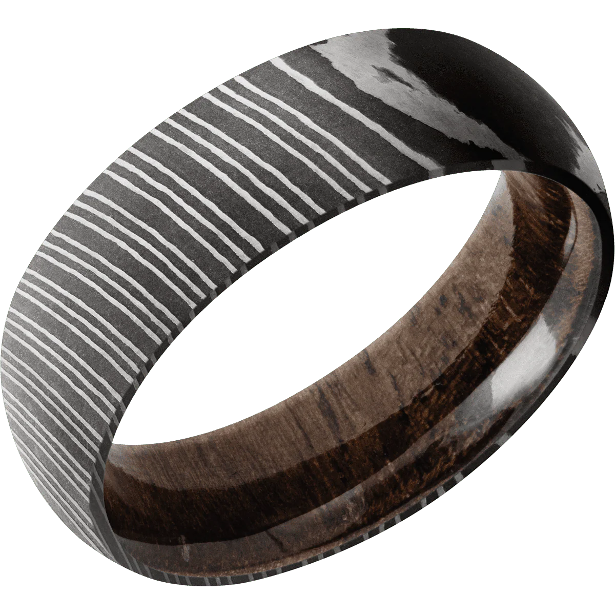 Damascus + Acid Finish + Walnut - Image 2