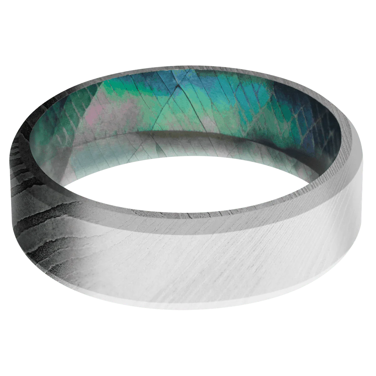 Damascus + Bead Finish + Black Mother of Pearl - Image 3