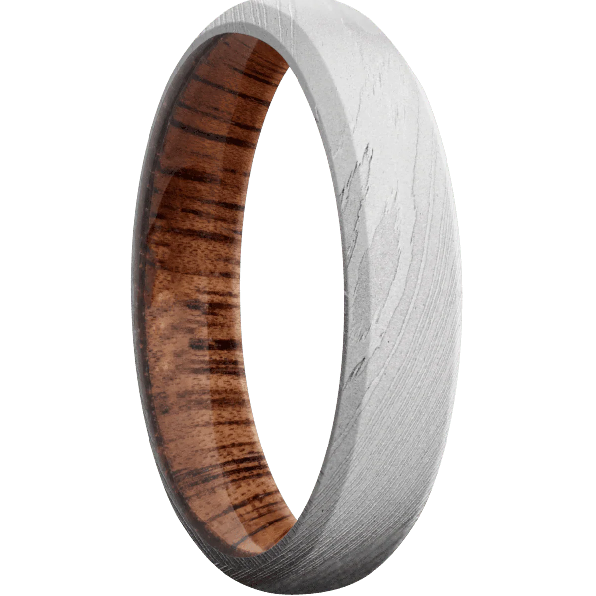 Damascus + Bead Finish + Koa
