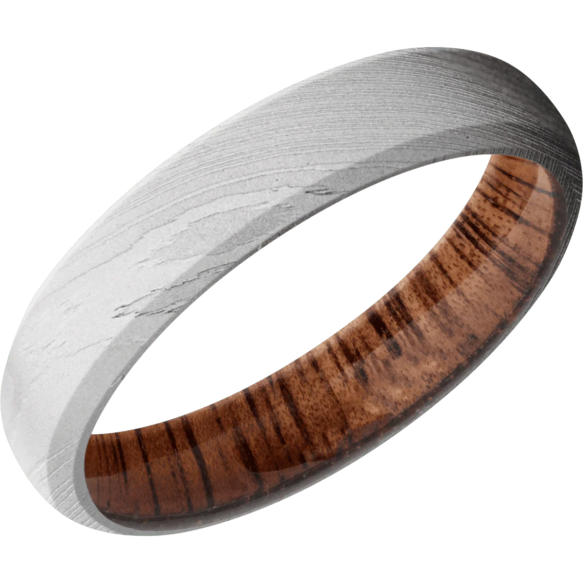 Damascus + Bead Finish + Koa - Image 2