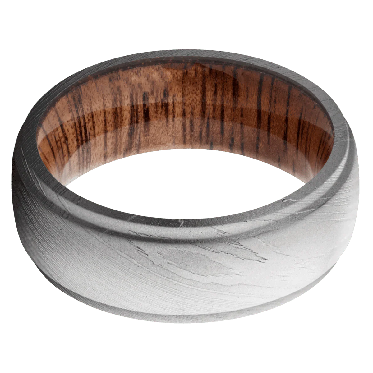 Damascus + Bead Finish + Koa - Image 3